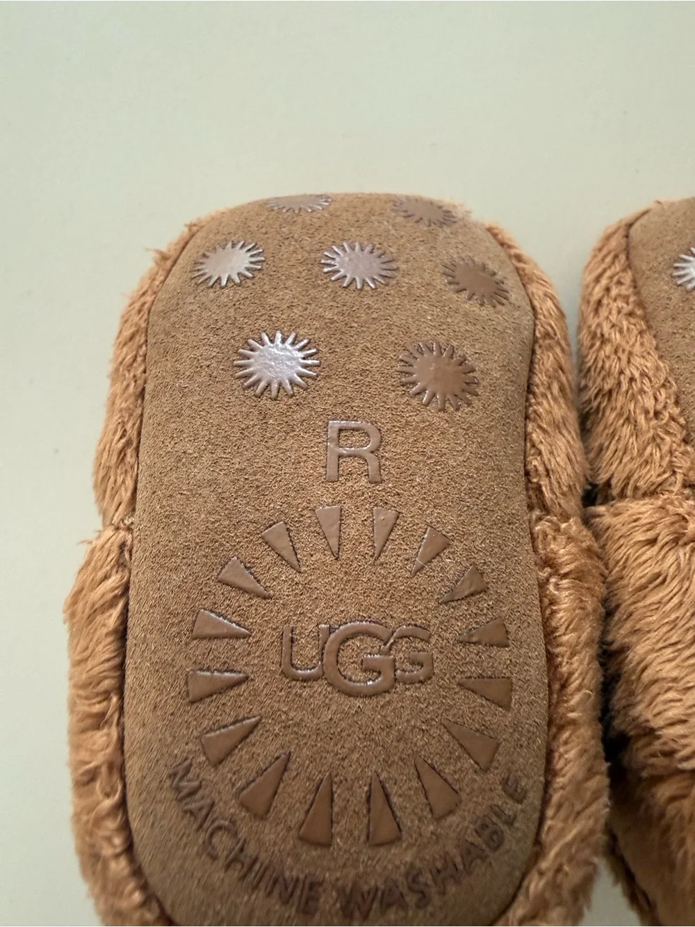UGG Baby Plush Brown Velcro Booties, Baby UGGs, UGG Bixbee Bootie Size 0/1